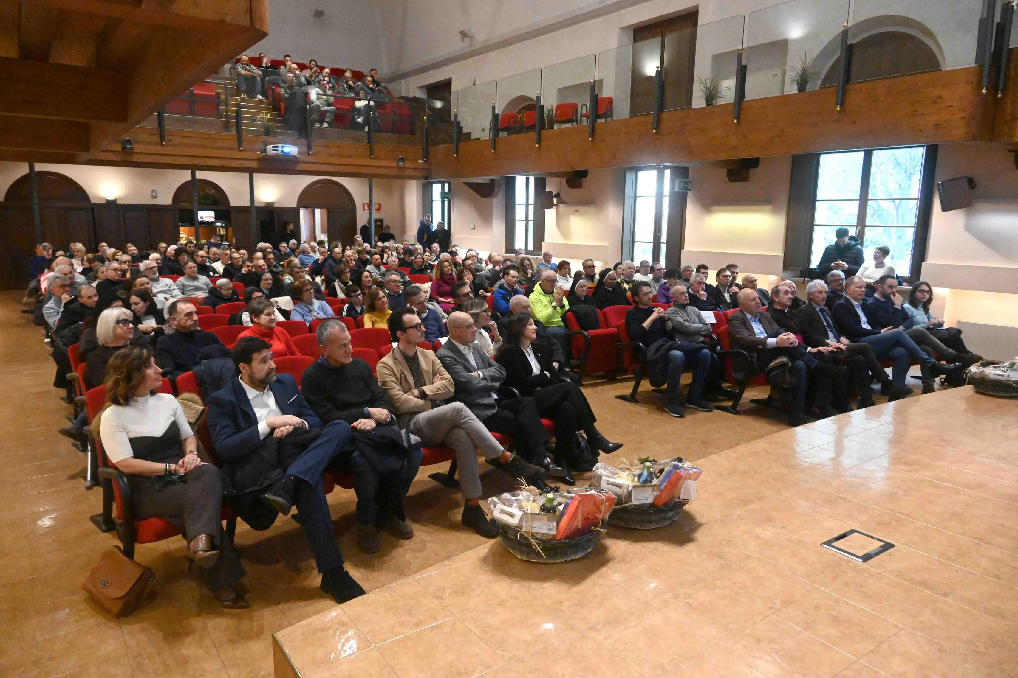 CRONACA BRESCIA AUDITORIUM CAPRETTI PREMIAZIONI CONCORSO PRESEPI MCL PER SANDRINI 07-02-2026 MARCO ORTOGNI NEW EDEN GROUP