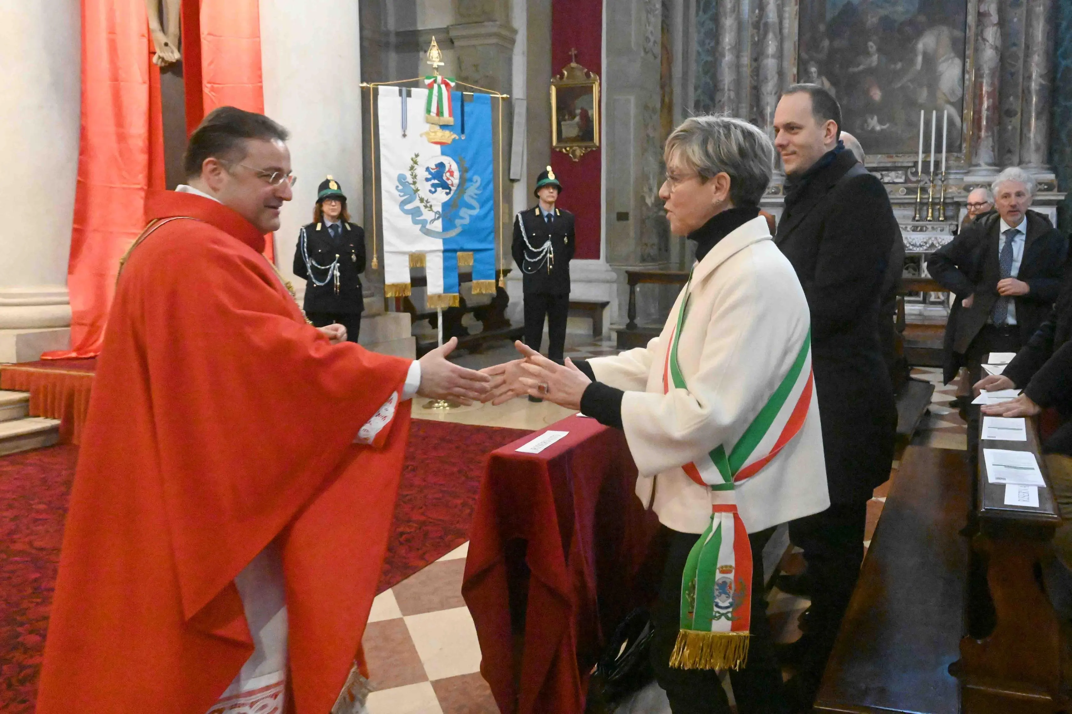 San Faustino, la cerimonia del Capèl