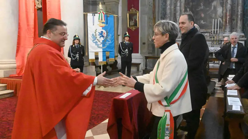 San Faustino, la cerimonia del Capèl