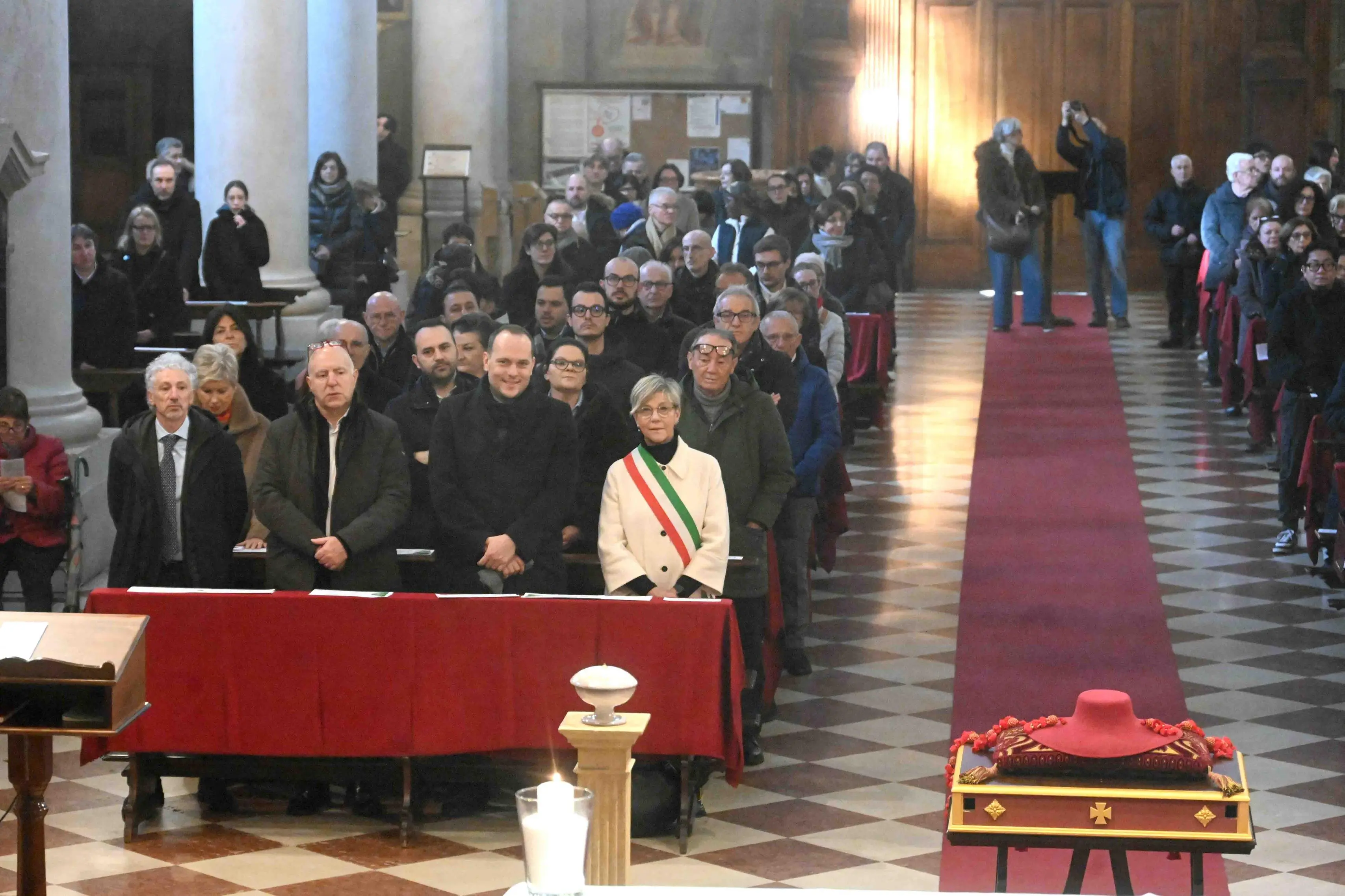 San Faustino, la cerimonia del Capèl