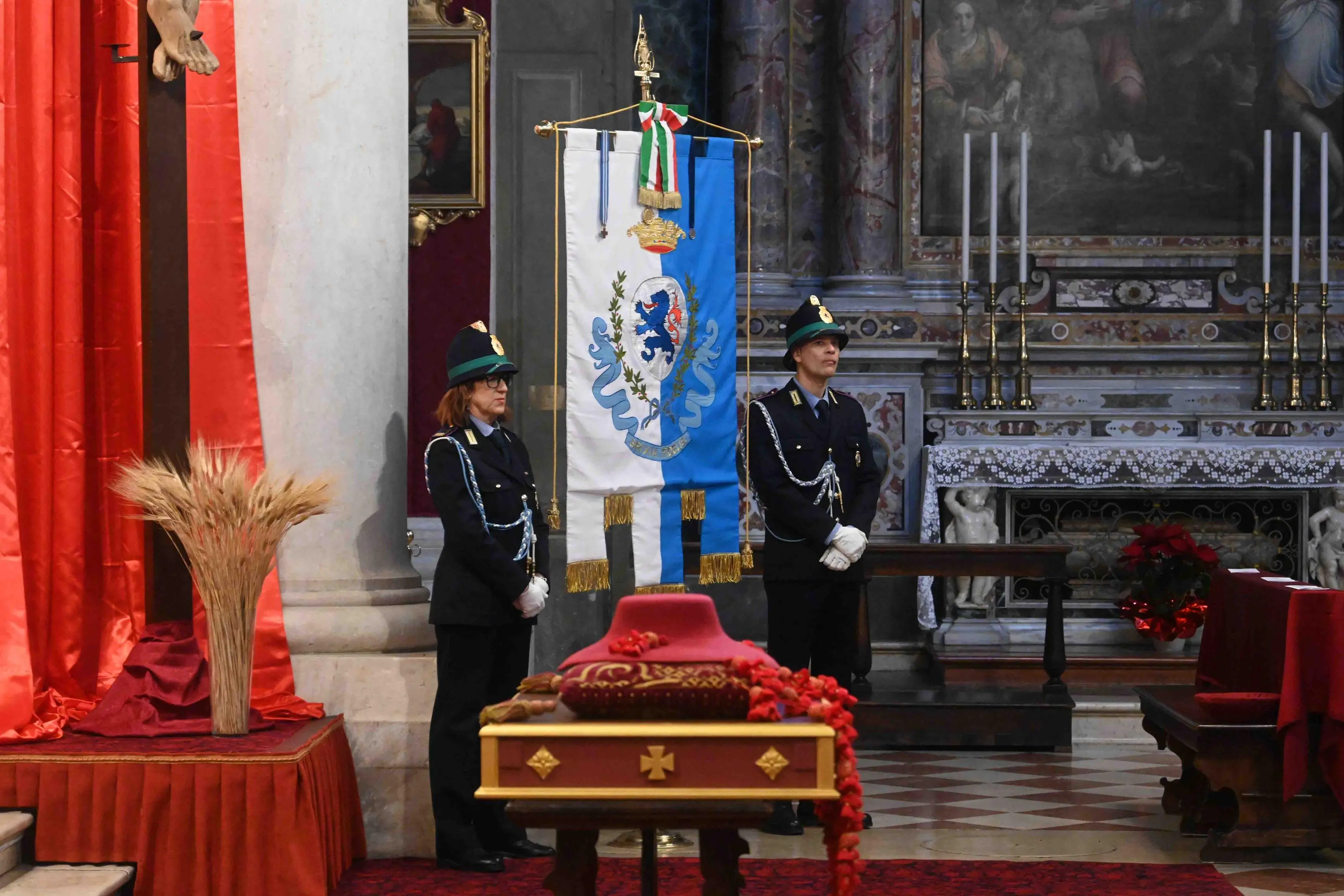 San Faustino, la cerimonia del Capèl