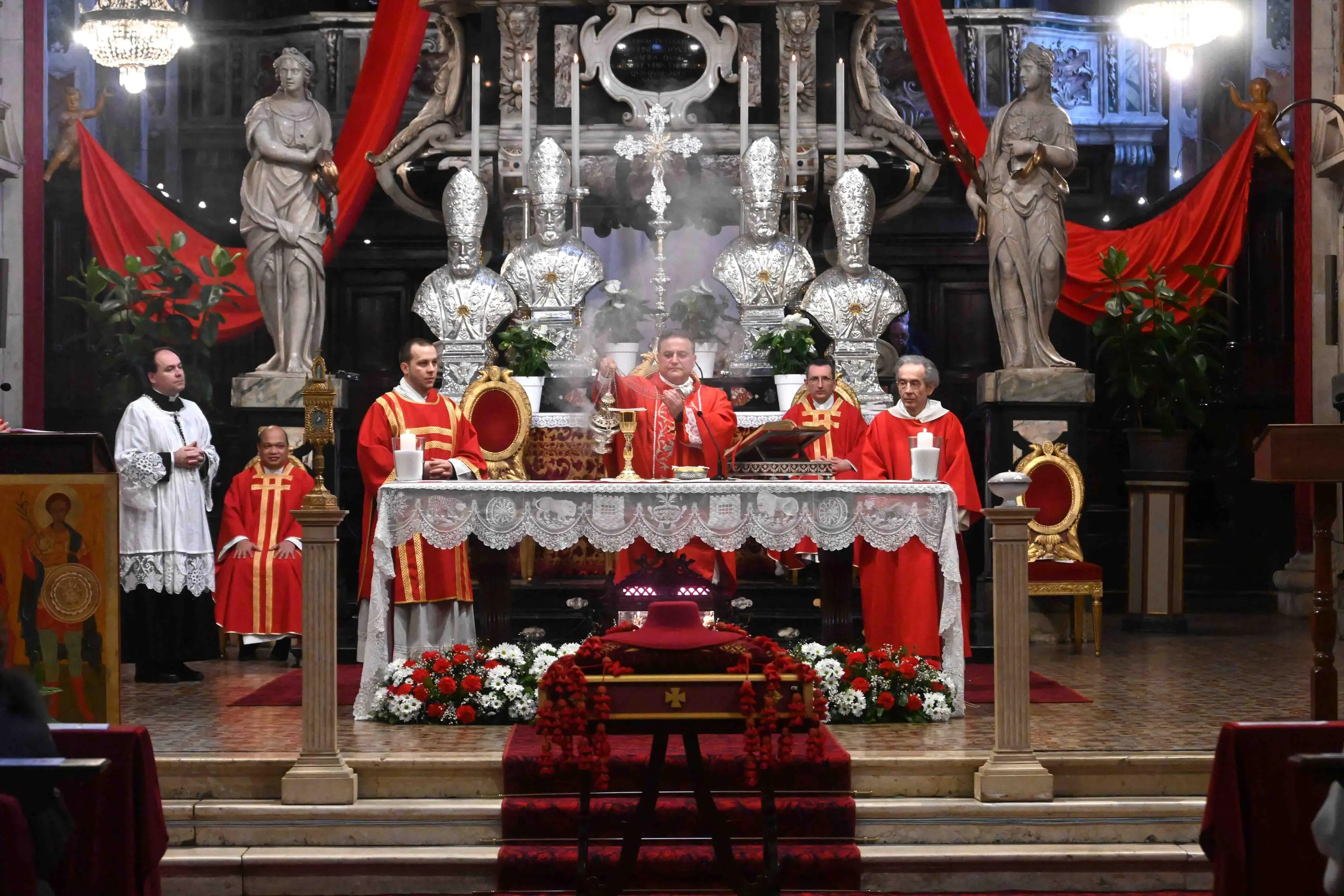 San Faustino, la cerimonia del Capèl