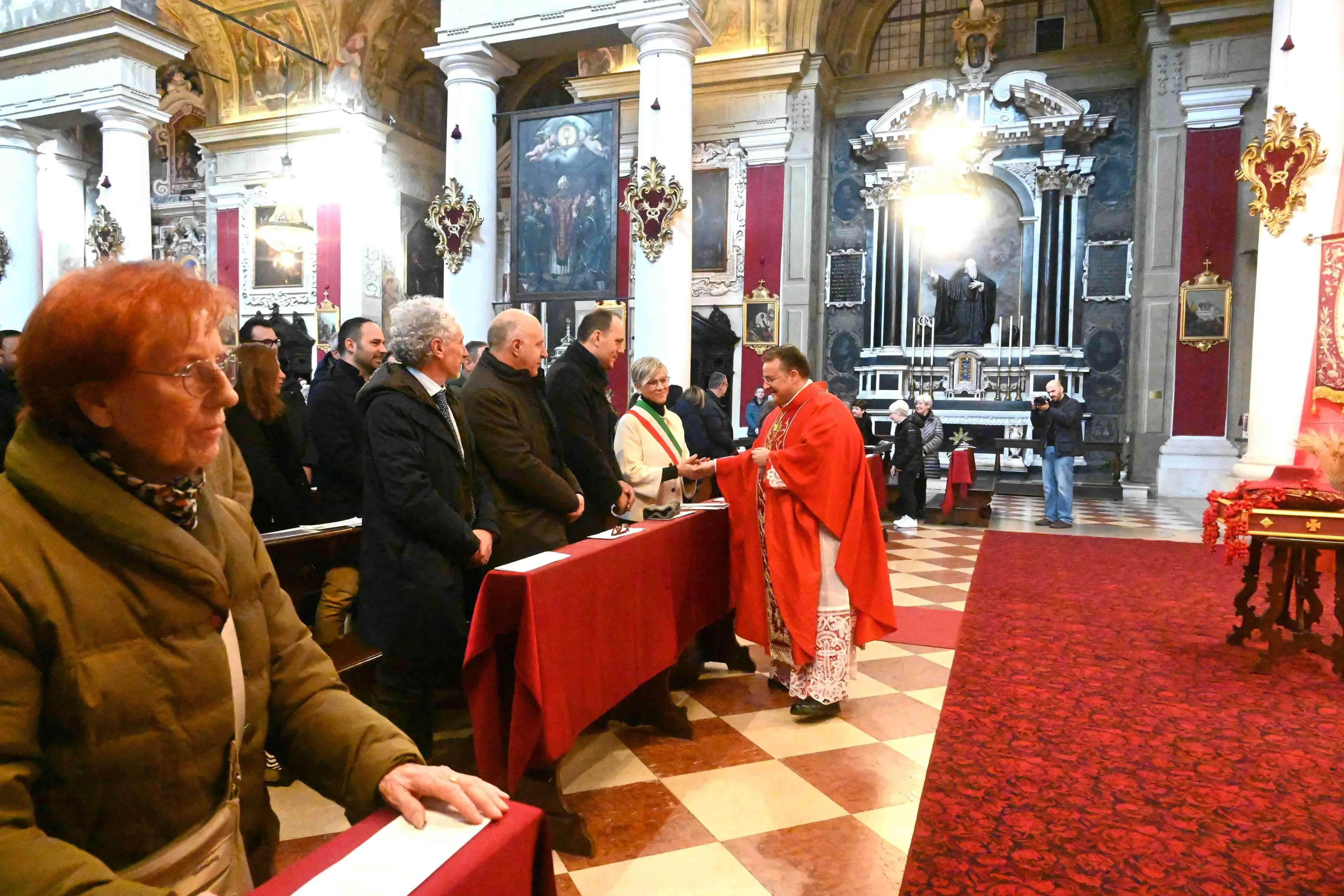 San Faustino, la cerimonia del Capèl