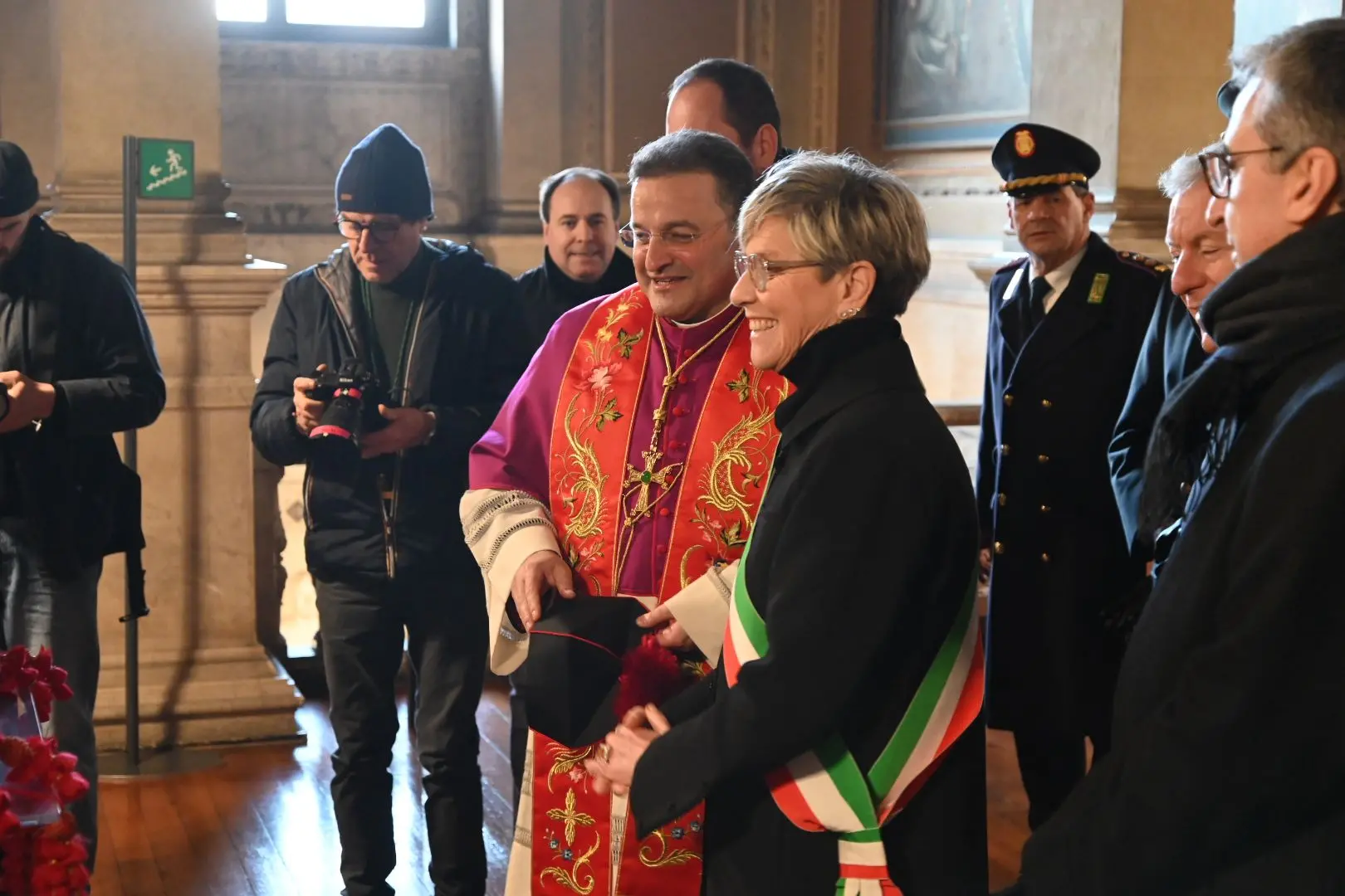 In Loggia la cerimonia della consegna del Capèl