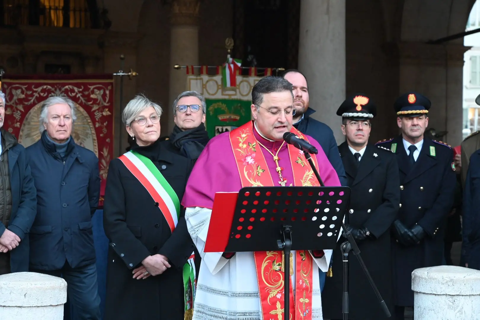 In Loggia la cerimonia della consegna del Capèl