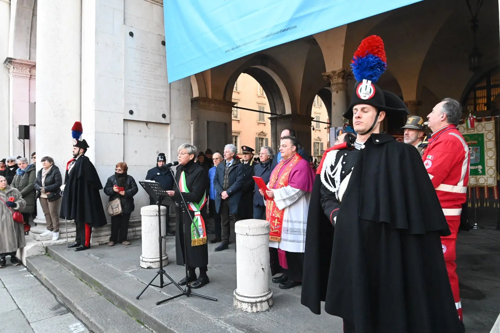 In Loggia la cerimonia della consegna del Capèl