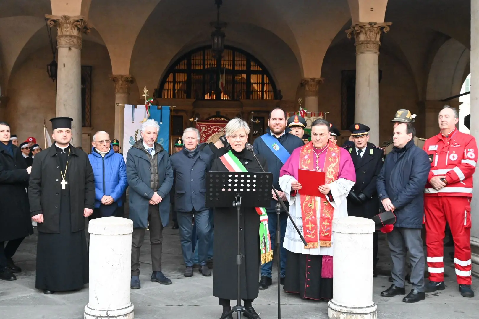 In Loggia la cerimonia della consegna del Capèl
