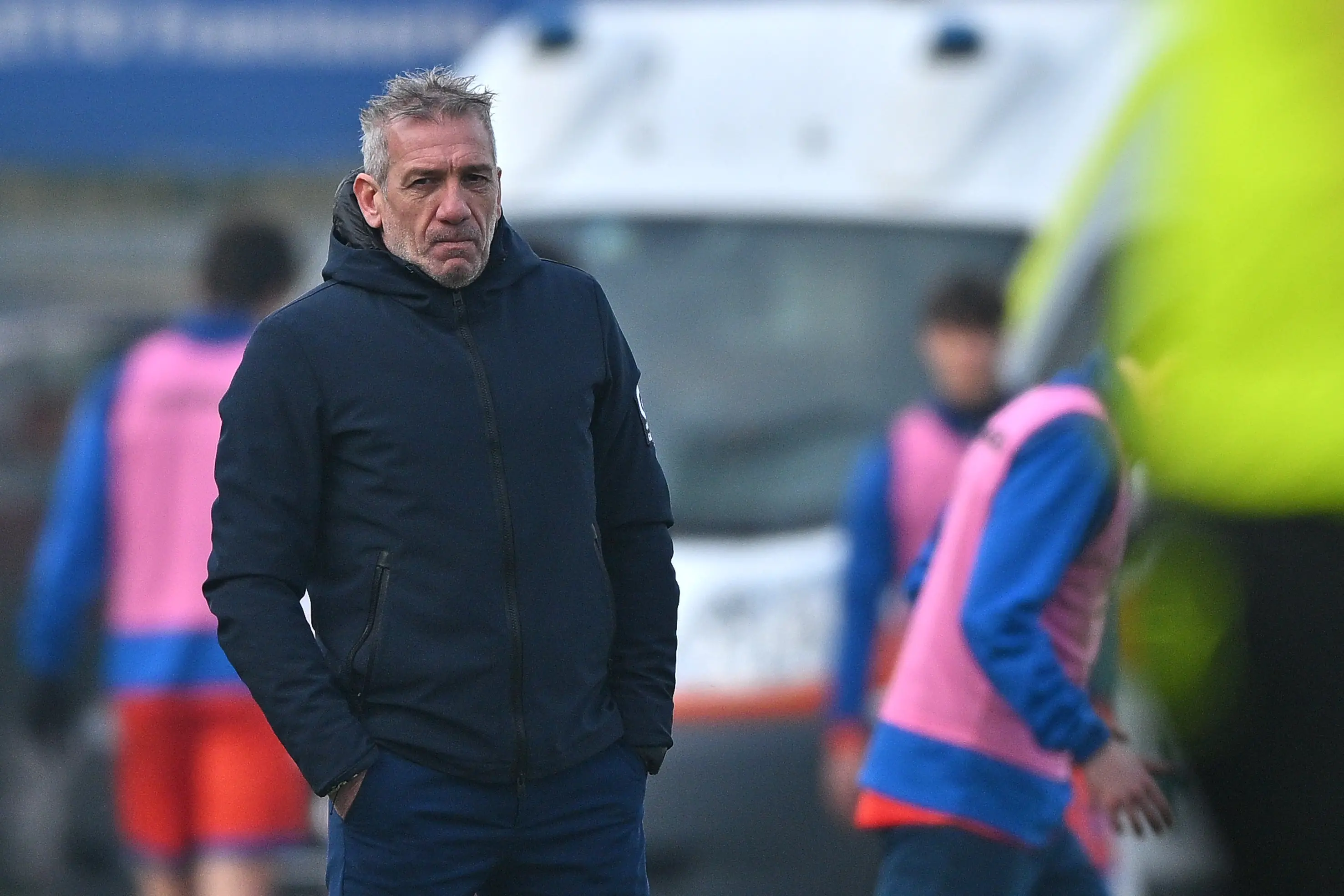 Sport Calcio Serie C Campionato stadio Gino Corioni AC Ospitaletto - Renate nella foto Andrea Quaresmini (Head coach Ospitaletto Franciacorta) 08/02/2026 Biasi@newreporter