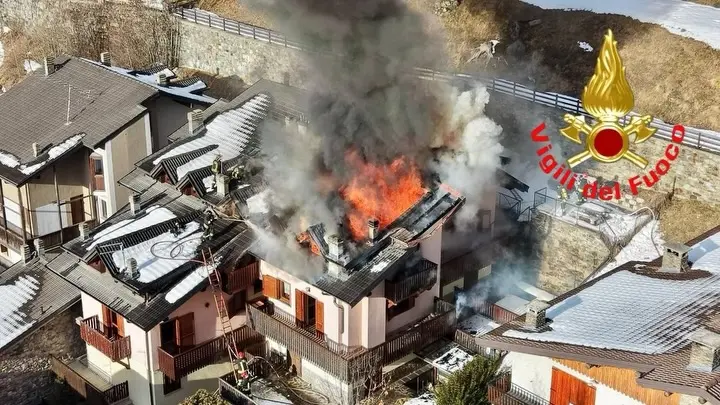 Le fiamme dall'alto