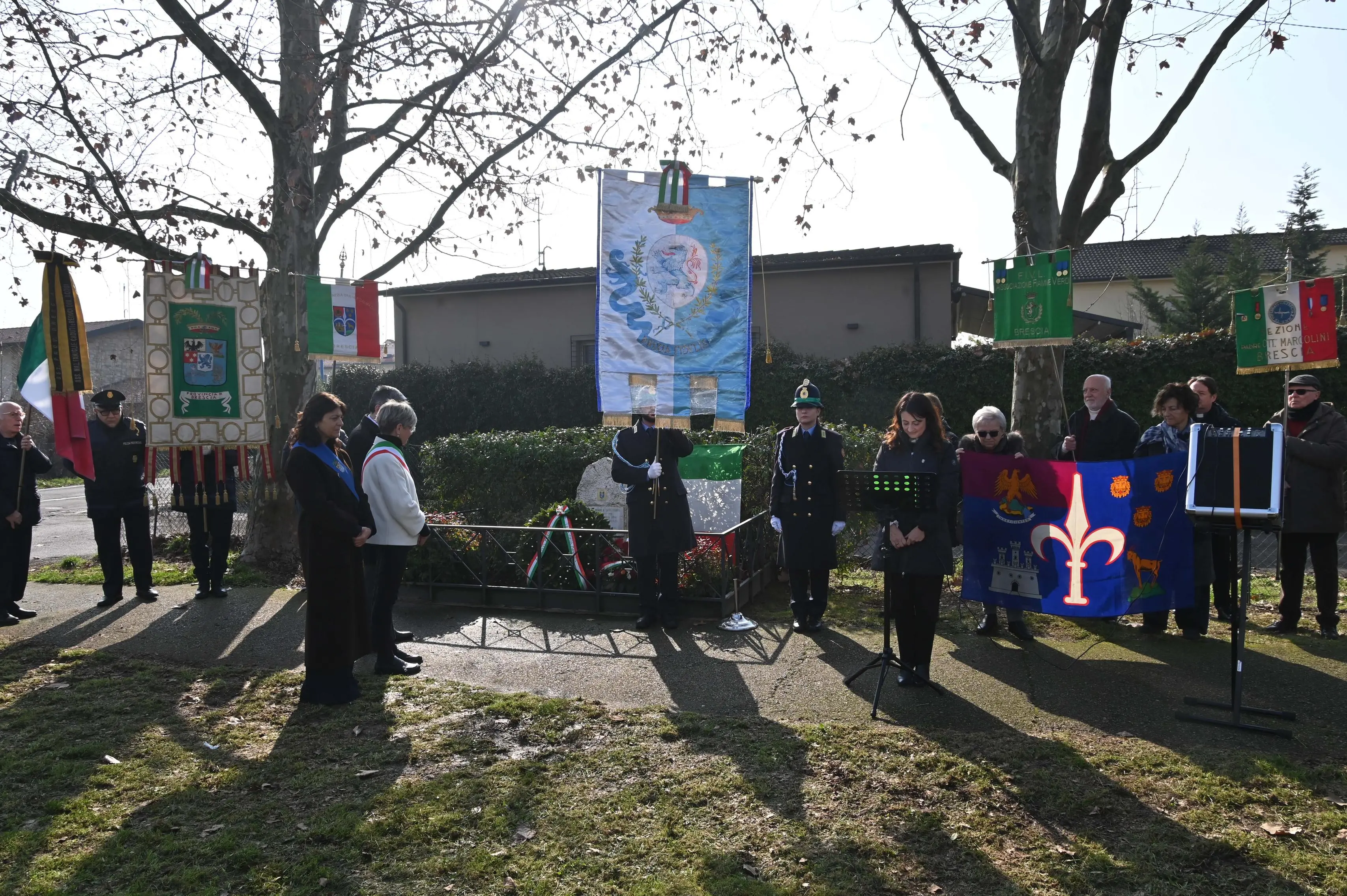 CRONACA  BRESCIA CERIMONIA RICORDO VITTIME DELLE FOIBE  REDAZIONE CRONACA 08-02-2026 GABRIELE STRADA NEW EDEN GROUP                             