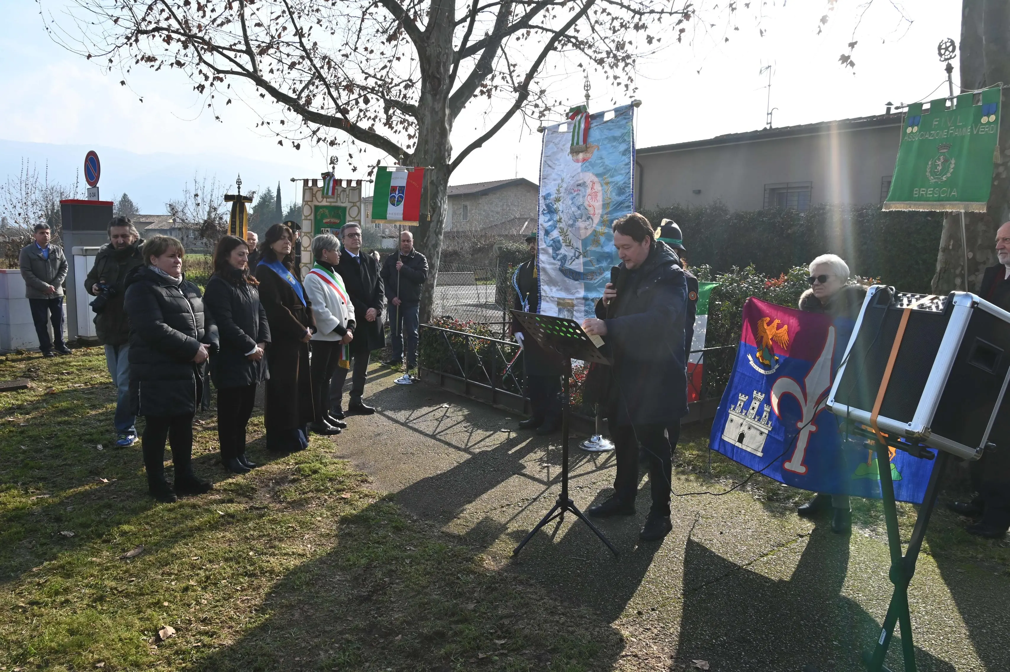 CRONACA  BRESCIA CERIMONIA RICORDO VITTIME DELLE FOIBE  REDAZIONE CRONACA 08-02-2026 GABRIELE STRADA NEW EDEN GROUP                             