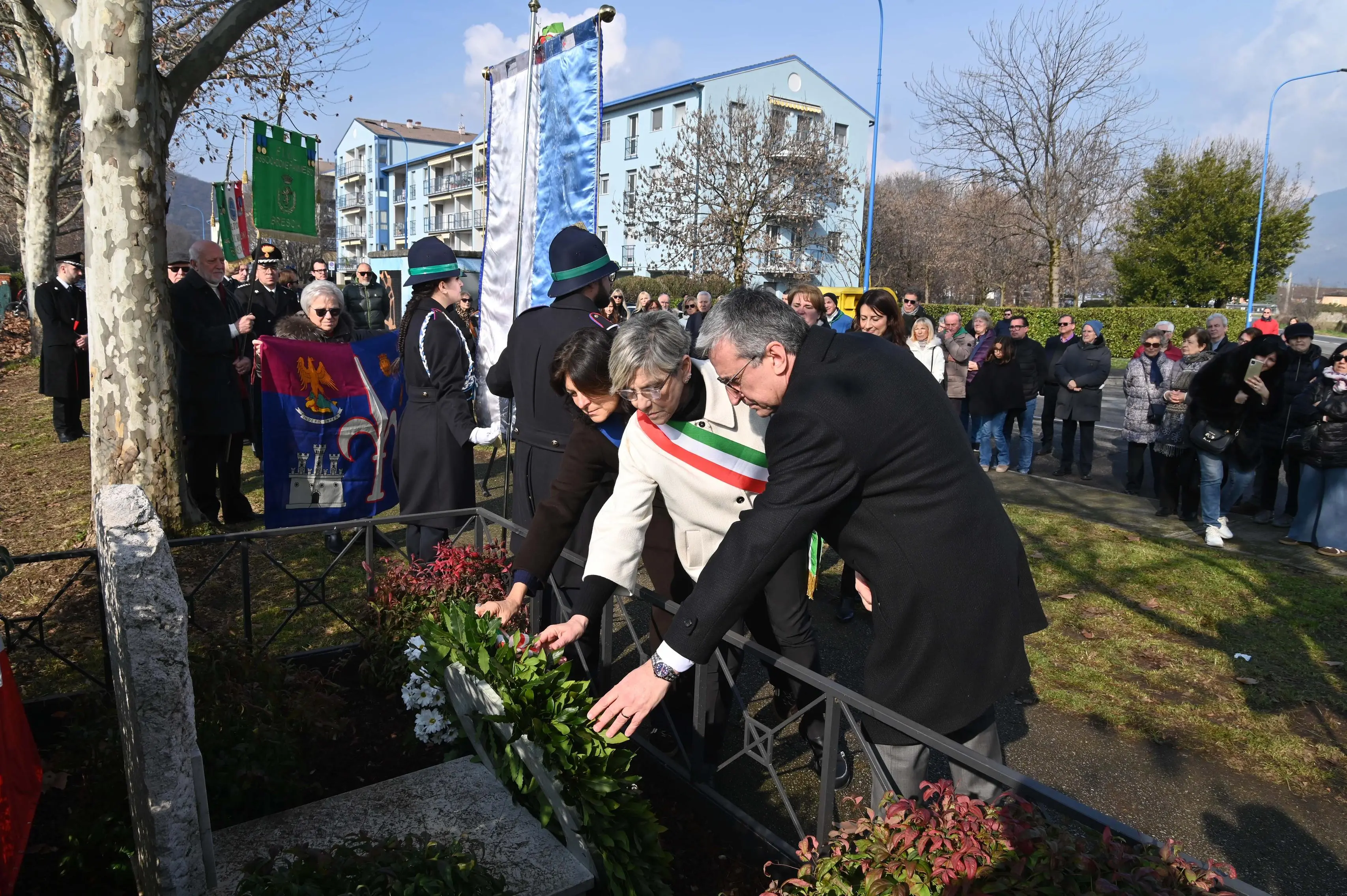 CRONACA  BRESCIA CERIMONIA RICORDO VITTIME DELLE FOIBE  REDAZIONE CRONACA 08-02-2026 GABRIELE STRADA NEW EDEN GROUP                             