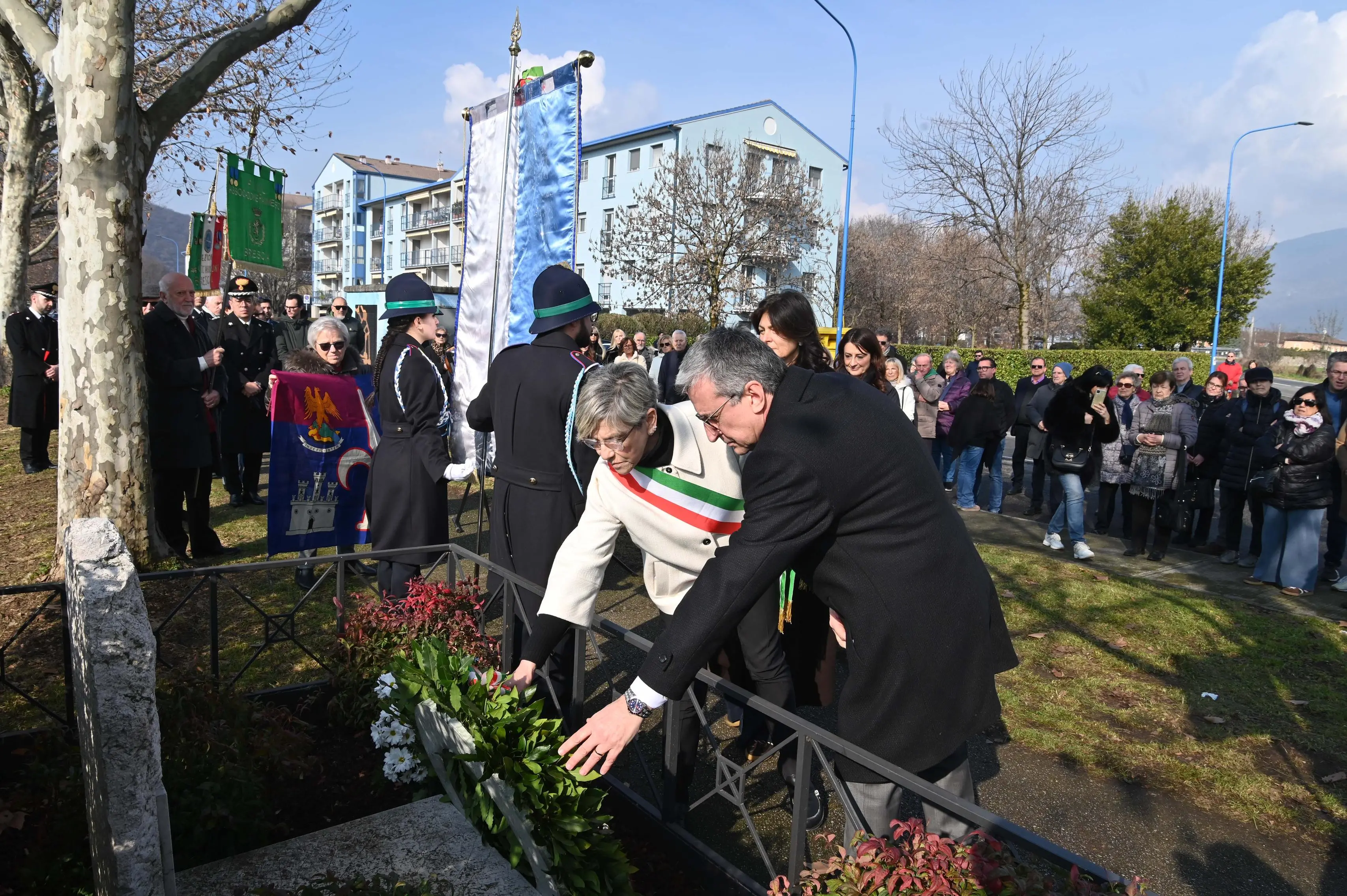 CRONACA  BRESCIA CERIMONIA RICORDO VITTIME DELLE FOIBE  REDAZIONE CRONACA 08-02-2026 GABRIELE STRADA NEW EDEN GROUP                             