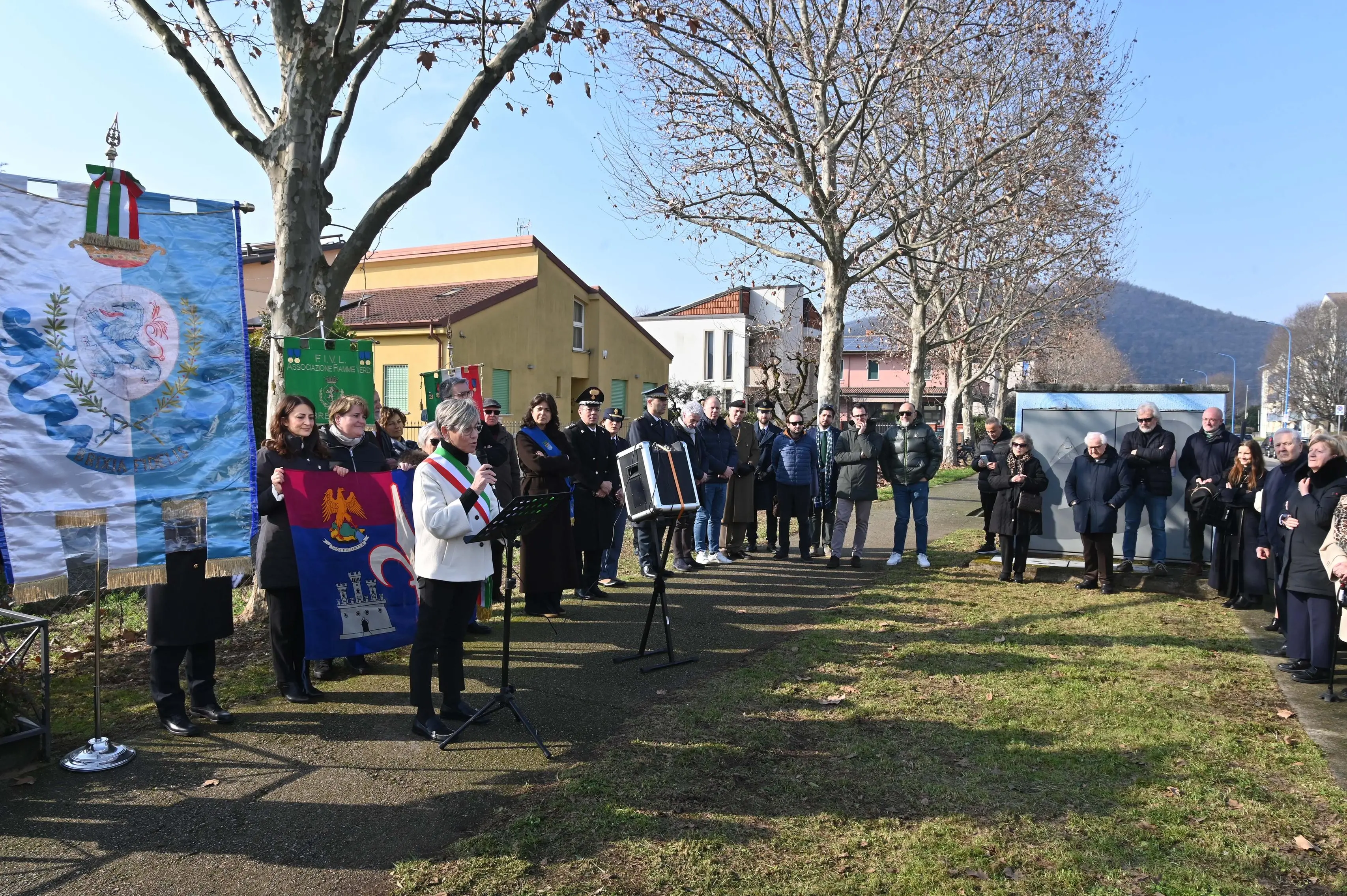 CRONACA  BRESCIA CERIMONIA RICORDO VITTIME DELLE FOIBE  REDAZIONE CRONACA 08-02-2026 GABRIELE STRADA NEW EDEN GROUP                             