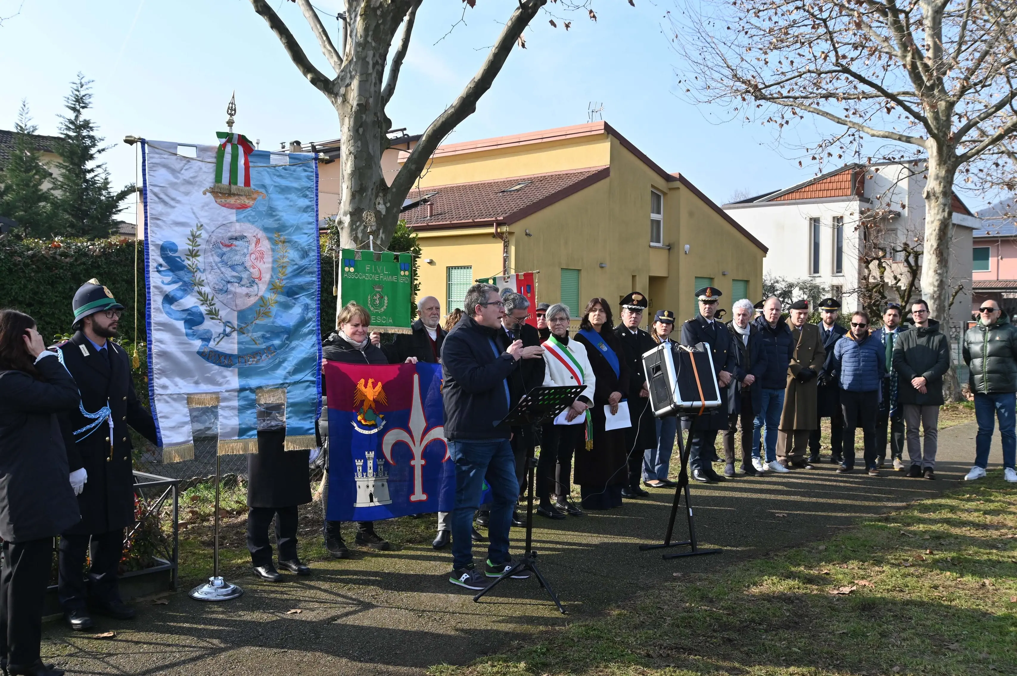 CRONACA  BRESCIA CERIMONIA RICORDO VITTIME DELLE FOIBE  REDAZIONE CRONACA 08-02-2026 GABRIELE STRADA NEW EDEN GROUP                             