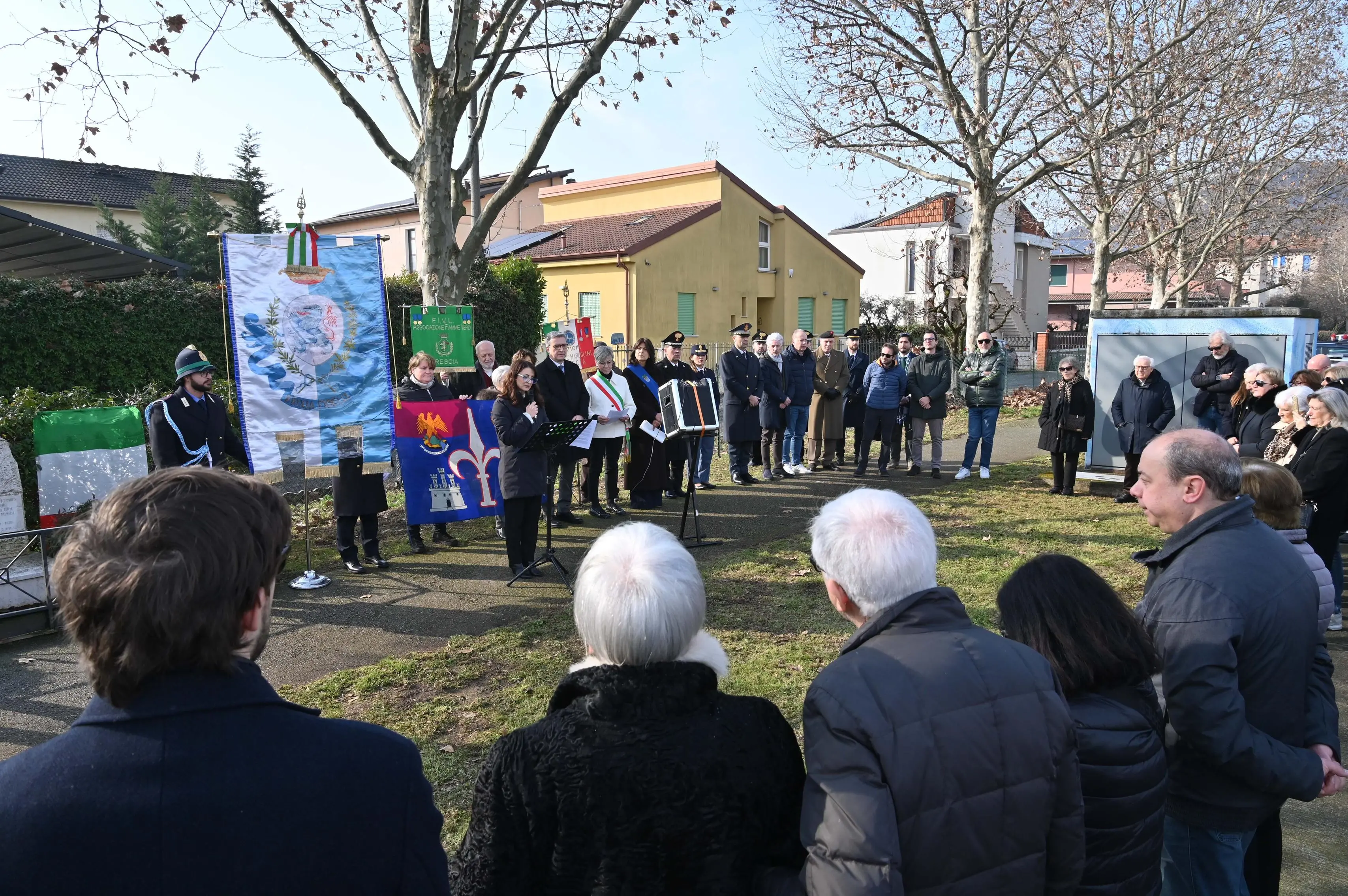 CRONACA  BRESCIA CERIMONIA RICORDO VITTIME DELLE FOIBE  REDAZIONE CRONACA 08-02-2026 GABRIELE STRADA NEW EDEN GROUP                             