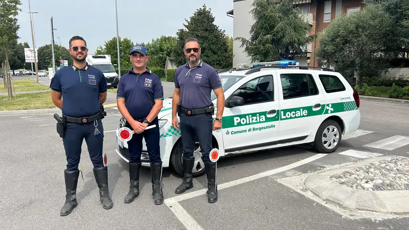 La Polizia locale di Borgosatollo - © www.giornaledibrescia.it