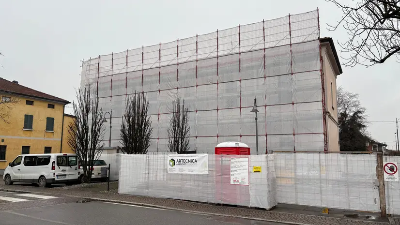 Lavori di ristrutturazione al Municipio di Corzano - © www.giornaledibrescia.it