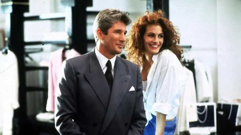 Julia Roberts e Richard Gere in una scena iconica di Pretty Woman - © www.giornaledibrescia.it