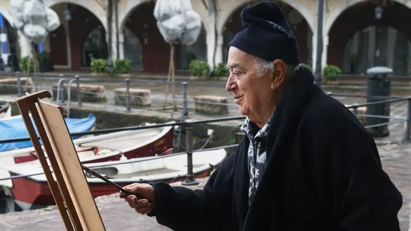 L'artista Tancredi Mucchetti - © www.giornaledibrescia.it