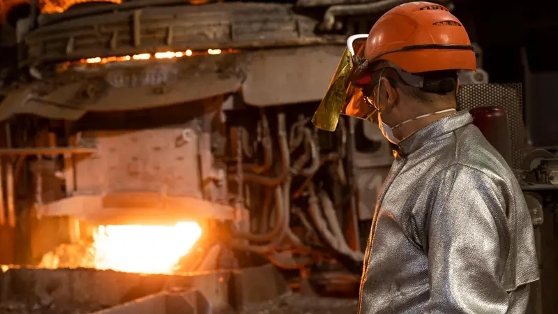 Un'azienda siderurgica - © www.giornaledibrescia.it
