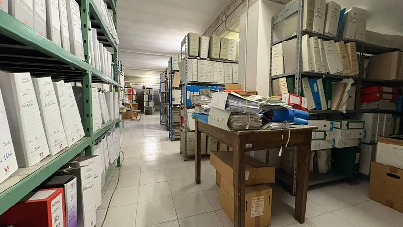 L’archivio comunale di Azzano Mella - © www.giornaledibrescia.it