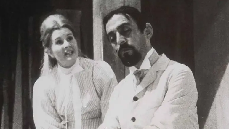 Renato Borsoni in uno scatto d'epoca