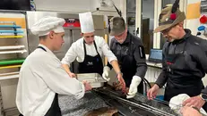 La tradizionale serata con il gruppo alpini di Sarezzo