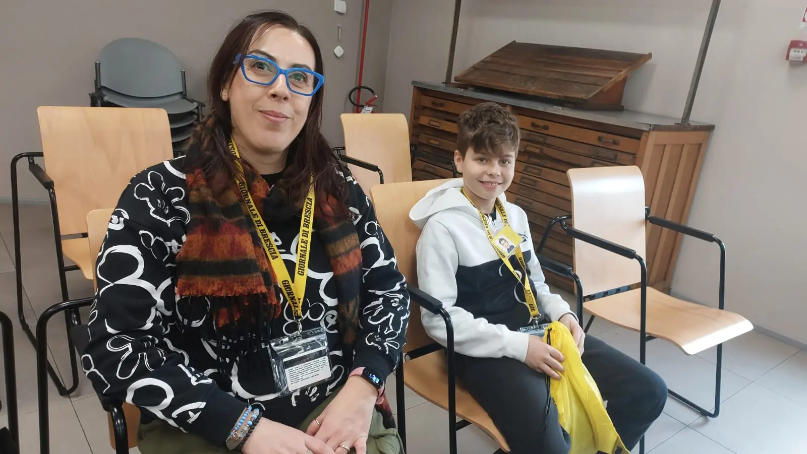 La classe quinta E della primaria di Ospitaletto in visita al GdB