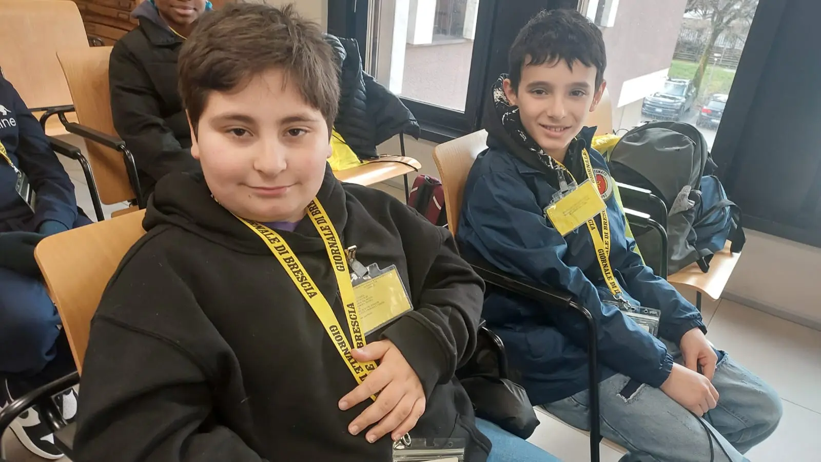 La classe quinta E della primaria di Ospitaletto in visita al GdB