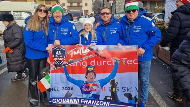 SuperG a Bormio, il tifo di casa per Giovanni Franzoni