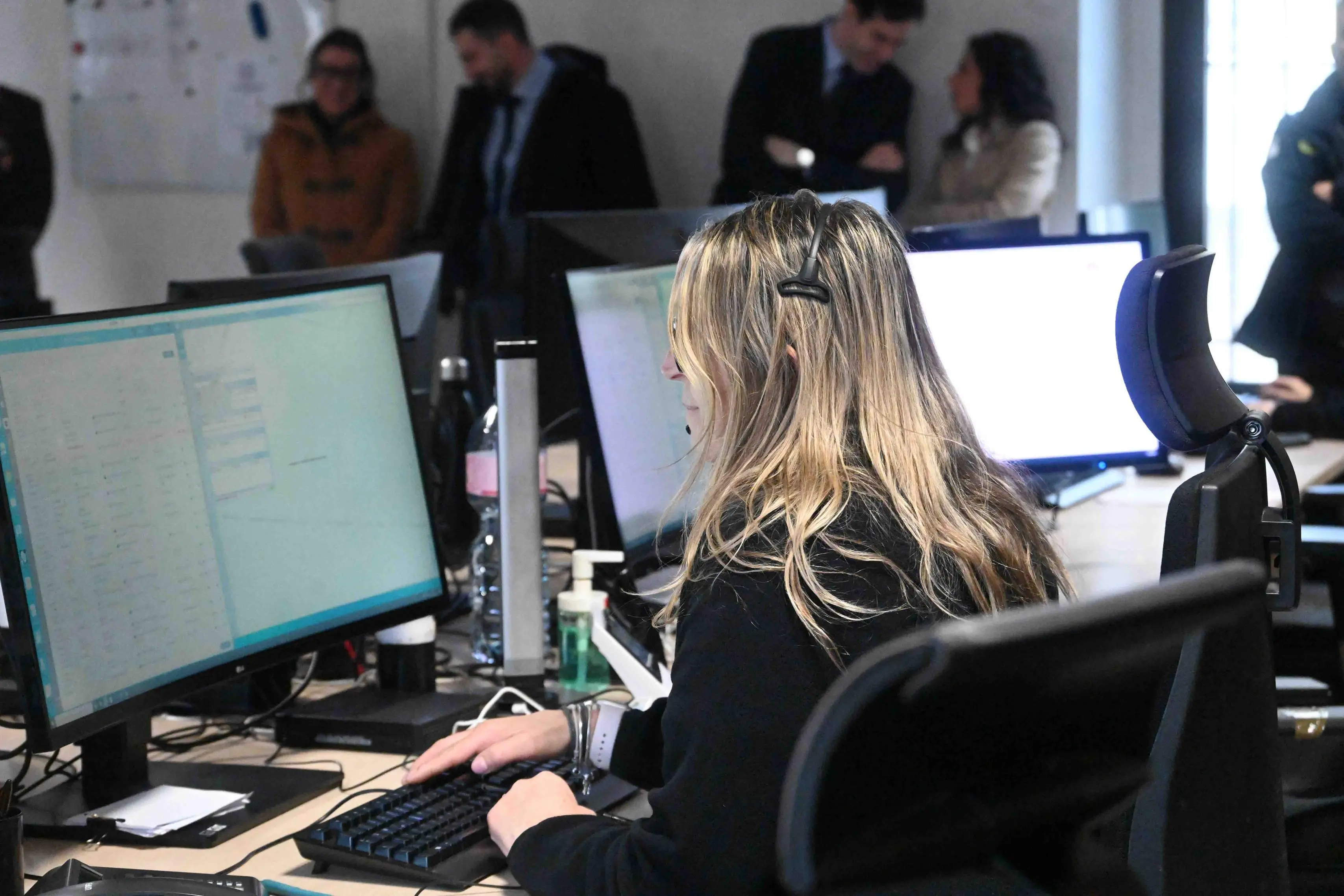 La visita del prefetto Polichetti alla centrale Nue di Brescia