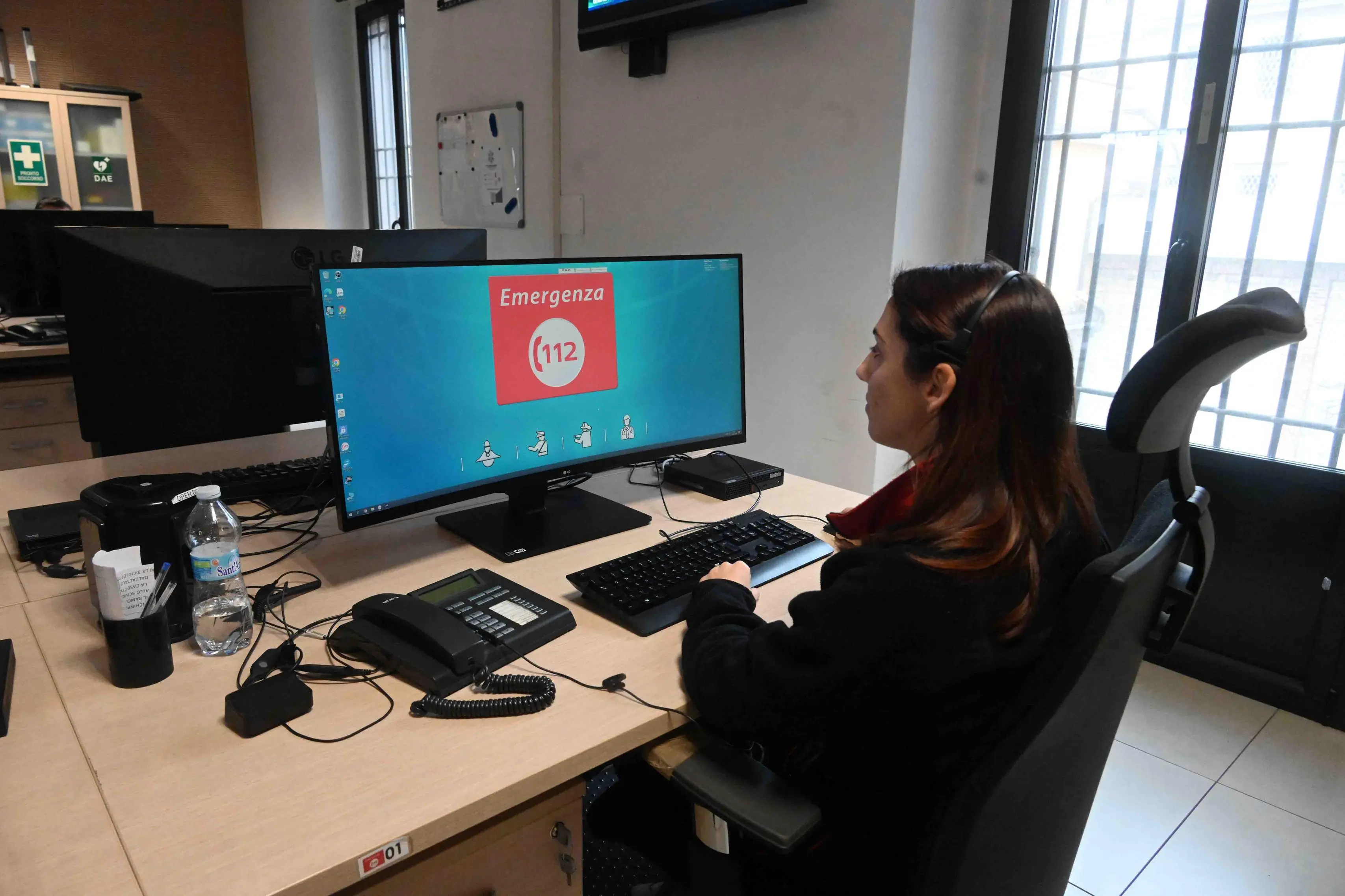 La visita del prefetto Polichetti alla centrale Nue di Brescia