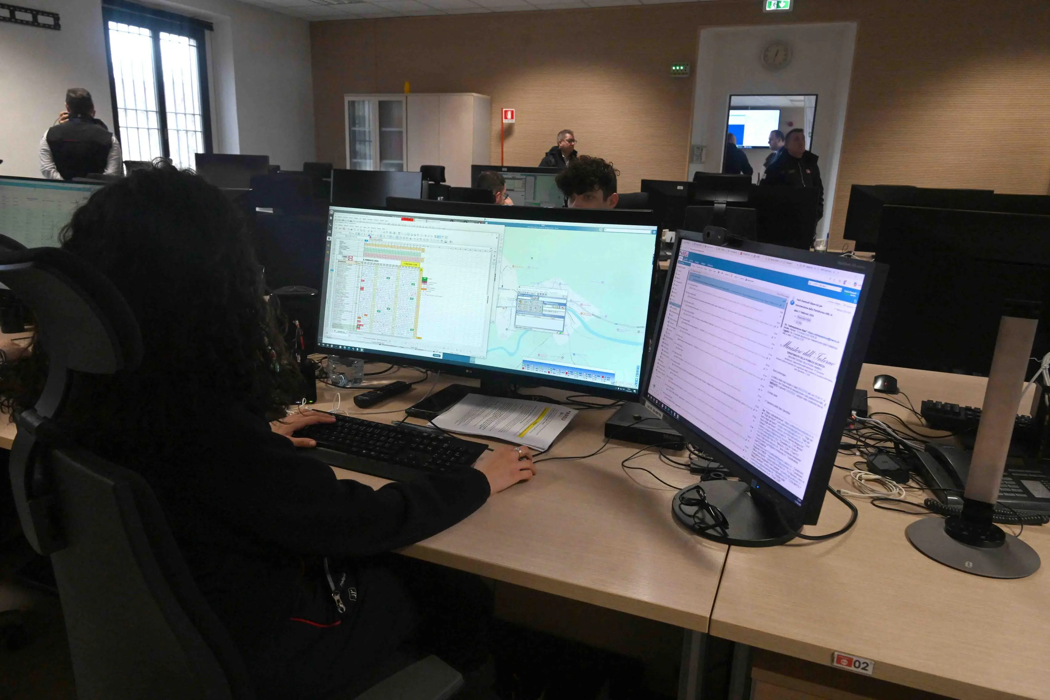 La visita del prefetto Polichetti alla centrale Nue di Brescia