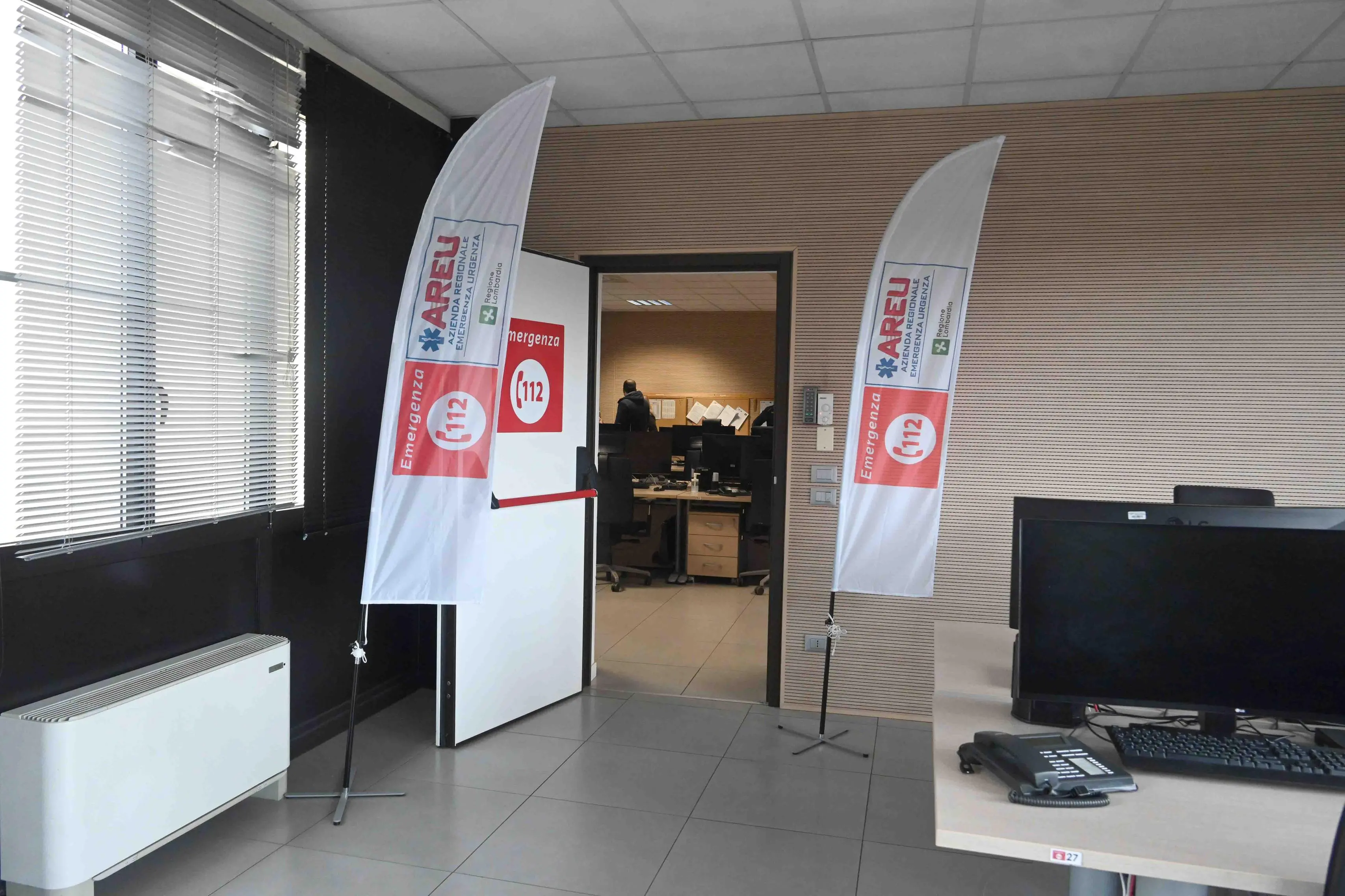 La visita del prefetto Polichetti alla centrale Nue di Brescia