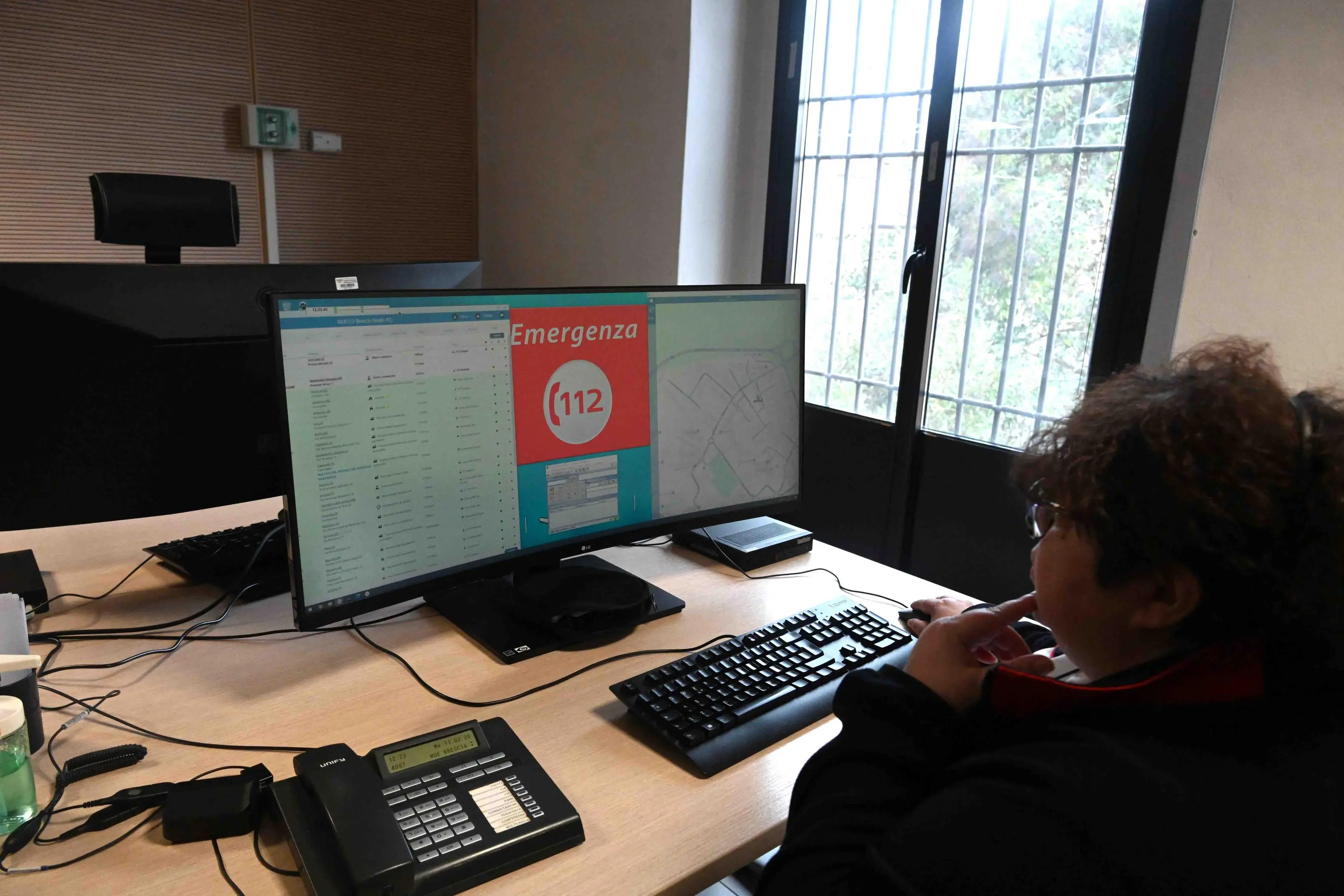 La visita del prefetto Polichetti alla centrale Nue di Brescia