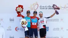 Scaroni al centro del podio - Foto Instagram/christian_scaro