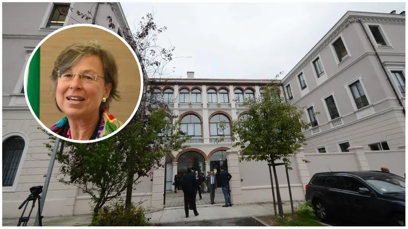 Il tribunale dei minorenni e, nel riquadro, la presidente Laura D'Urbino - © www.giornaledibrescia.it