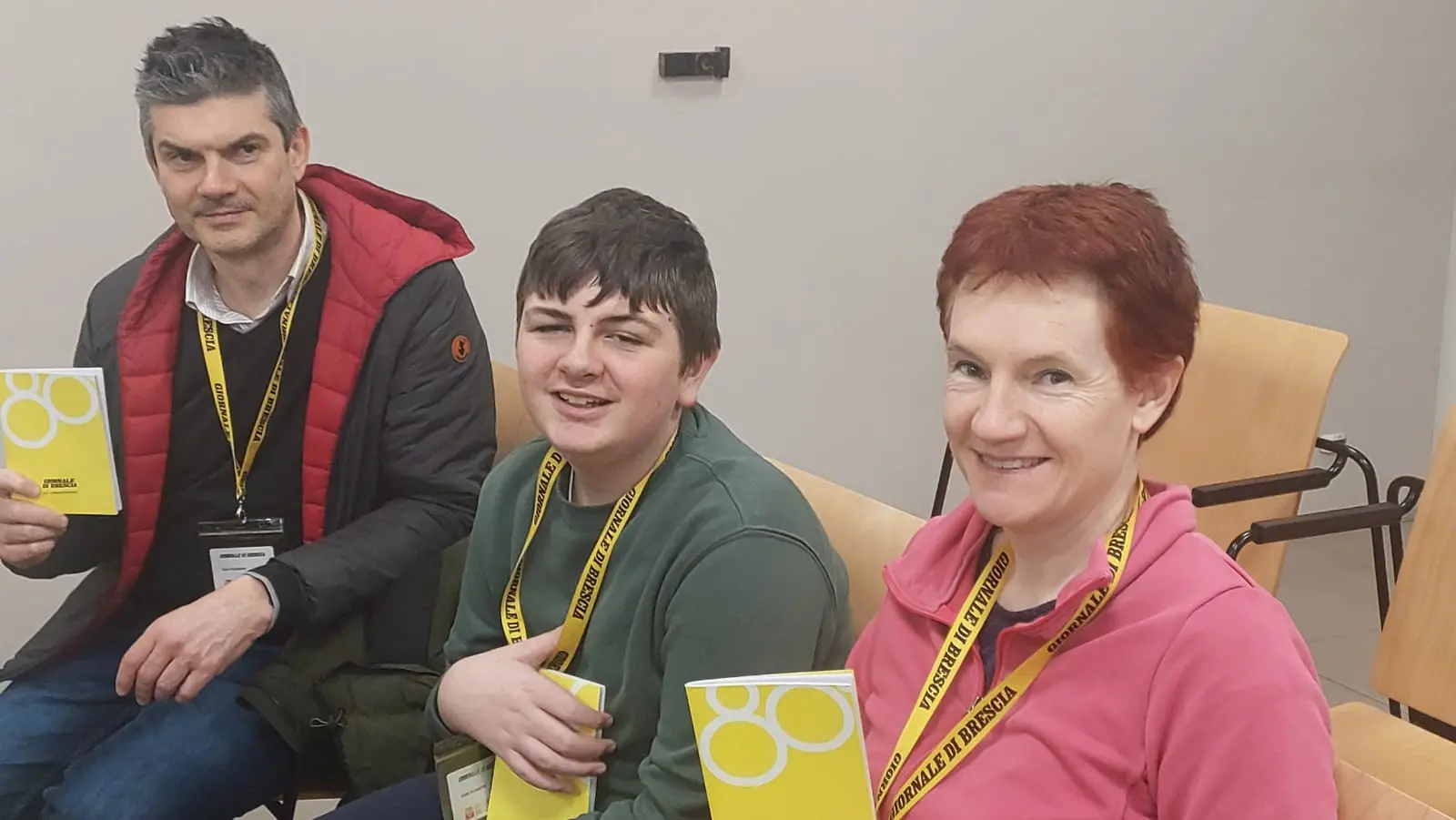 La classe quinta del Papa Giovanni Paolo II di Caino, in visita al GdB