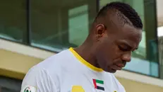 Balotelli con la maglia dell'Al Ittifaq (da Instagram)