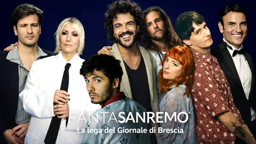 La squadra del Giornale di Brescia per FantaSanremo 2026
