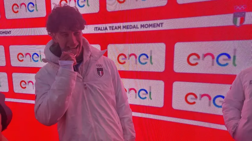 Giovanni Franzoni a Casa Italia - © www.giornaledibrescia.it