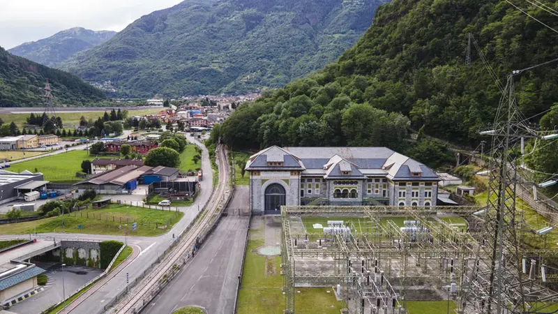 La centrale idroelettrica Edison di Sonico