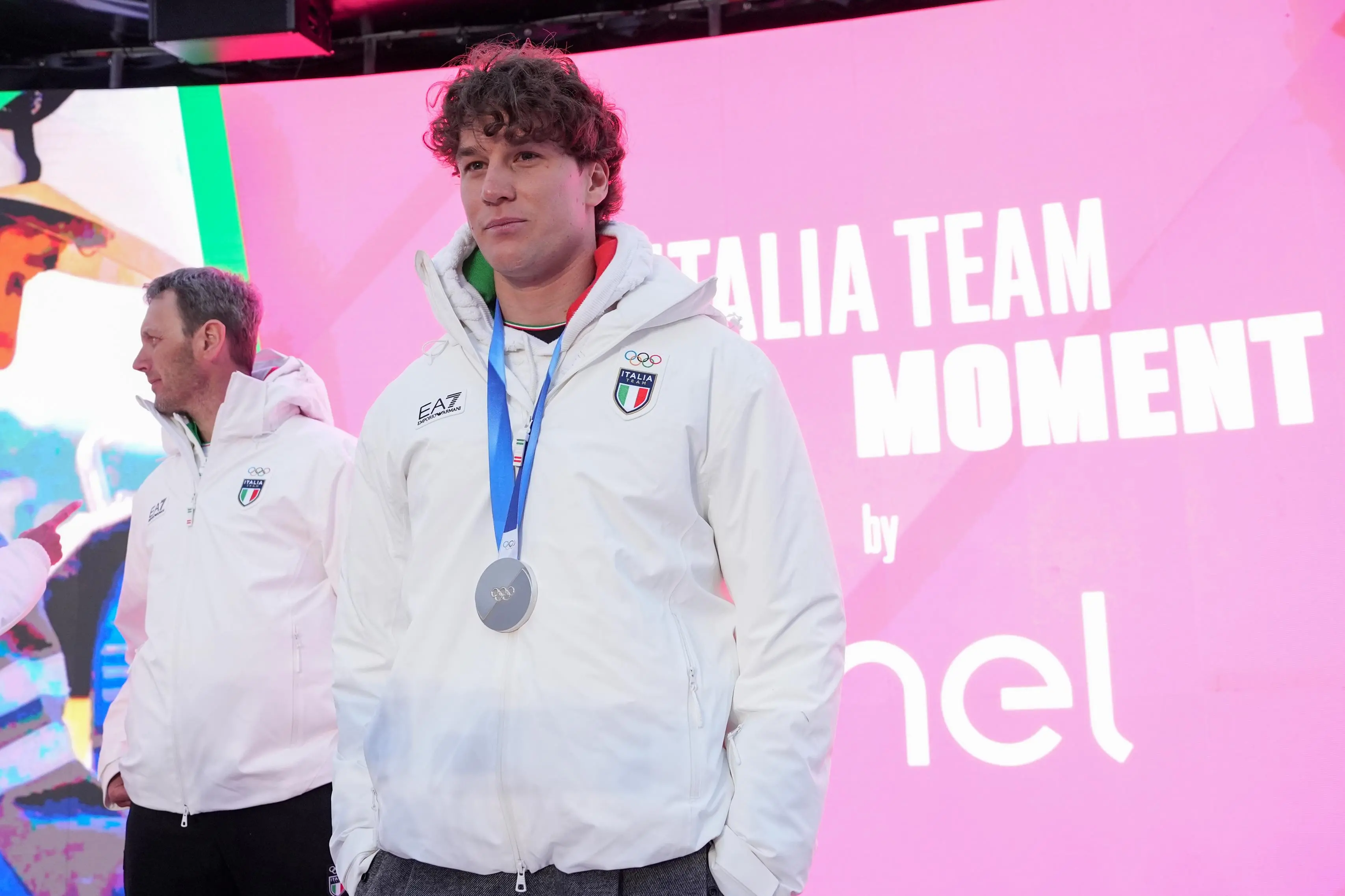 Franzoni festeggia a Casa Italia