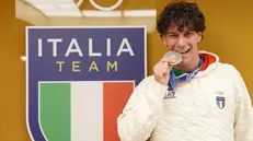 Franzoni festeggia a Casa Italia