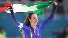 Lollobrigida ha vinto il suo secondo oro - Foto Ansa © www.giornaledibrescia.it