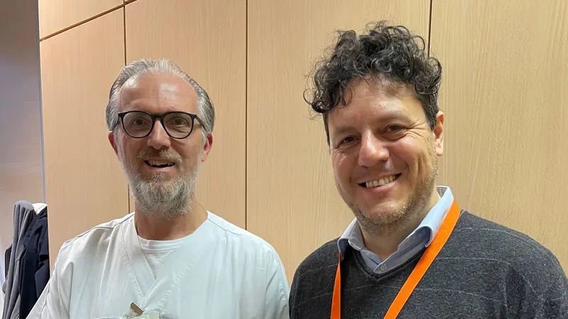 Il medico fisiatra Bissolotti (Domus Salutis) e il professor Lancini (UniBs)