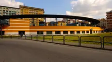 La stazione degli autobus in via Solferino
