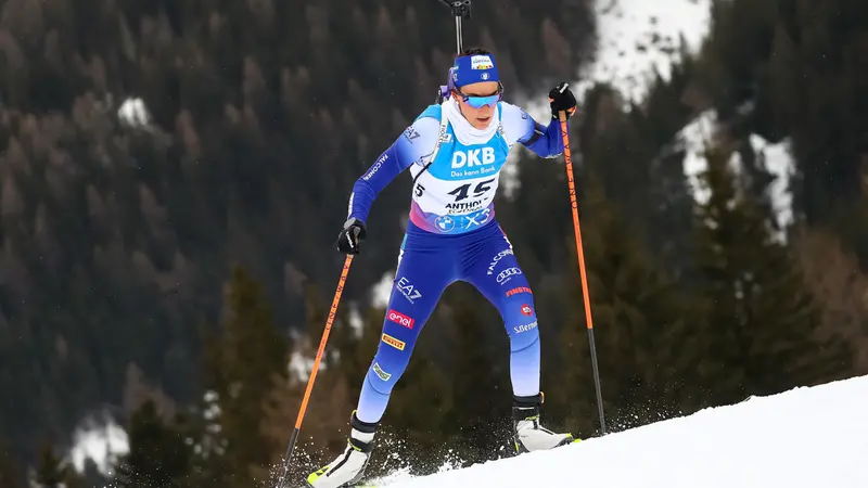 Rebecca Passler, azzurra del biathlon - Foto Ansa © www.giornaledibrescia.it