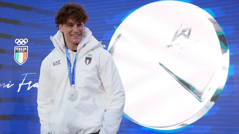 Livigno (ITA) 12 febbraio 2026
Olimpiadi di Milano Cortina 2026
XXV Giochi Olimpici
Giovanni Franzoni a Casa Italia
Foto di Luca Pagliaricci/CONI